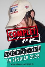 ROCKSTORE - CONCERT - MIKI - Jeudi 19/02/2026 � 19h30 COMPLET