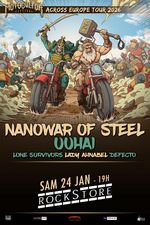 ROCKSTORE - CONCERT - NANOWAR OF STEEL + UUHAI - Samedi 24/01/2026 � 19h
