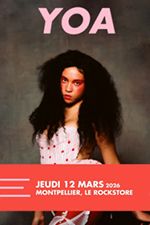 ROCKSTORE - CONCERT - YOA - Jeudi 12/03/2026 � 19h30