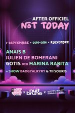 ROCKSTORE - CLUBBING - ANAIS B + JULIEN DE BOMERANI + GOTIS, MARINA - Dimanche 07/09/2025  Minuit