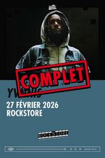 ROCKSTORE - CONCERT - YVNNIS - Vendredi 27/02/2026 � 19h30 COMPLET