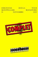 ROCKSTORE - CONCERT - ODEZENNE - Vendredi 21/11/2025  19h30 COMPLET